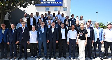 BTSO Başkanı Burkay'dan Terminalde önemli buluşma