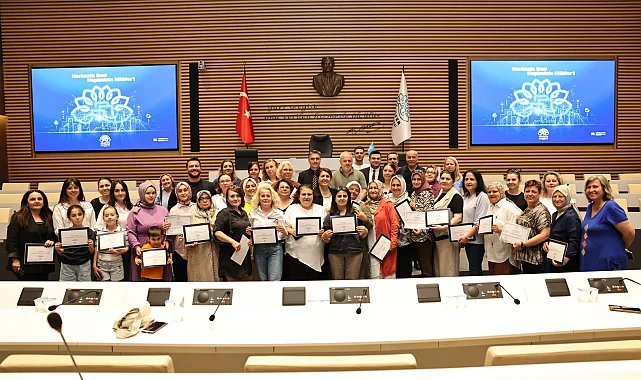 Bursa Nilüfer'de sertifikalı kadın gücü
