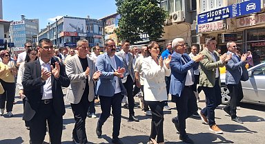 CHP Keşan'da gövde gösterisi yaptı