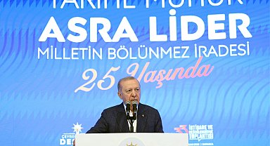 Cumhurbaşkanı Erdoğan: Çeyrek asırda büyük başarı hikâyesine imza attık