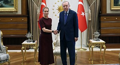 Cumhurbaşkanı Erdoğan, Kallas'ı kabul etti