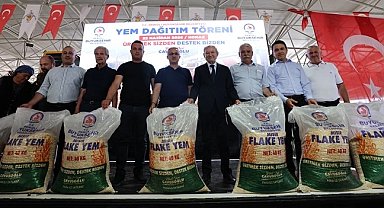 Denizli'de üreticiye yem desteği