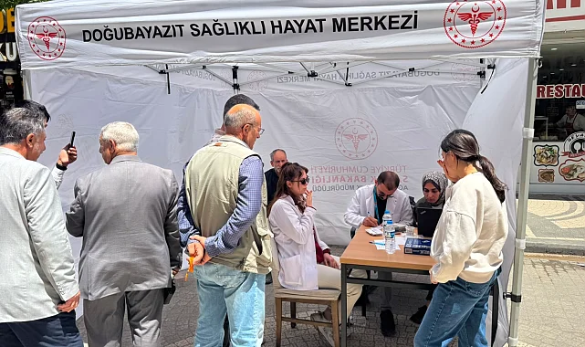Doğubayazıt İlçe Sağlık'tan sağlıklı yaşama örnek çalışma