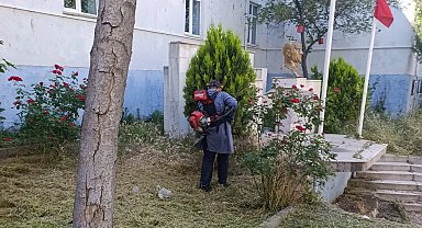Edirne'de Kurtuluş İlkokulu'ndaki 'ot' krizinde belediye şaşırttı!