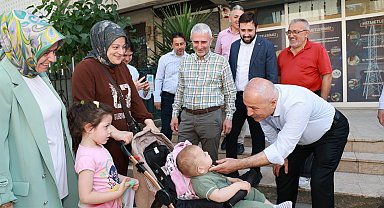 Gebze'de Başkan Büyükgöz Arapçeşme'de esnafla buluştu