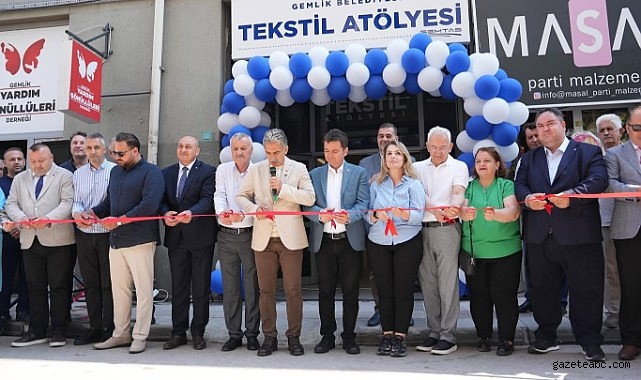 Gemlik Belediyesi’nden Tekstil Atölyesi Açılışı