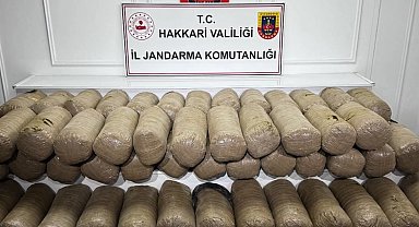 Hakkari'de 503 kilo esrar ele geçirildi