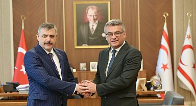İçişleri Bakanı Mustafa Çiftçi KKTC'de