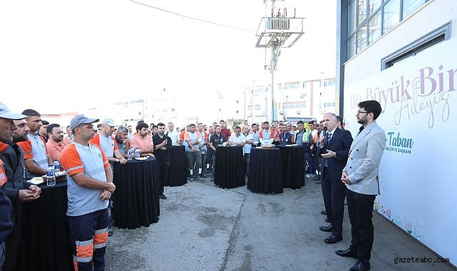 İnegöl Belediyesi Temizlik Personeline Moral Ziyareti
