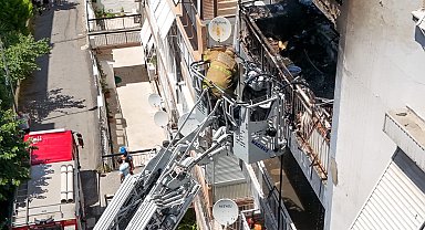 İzmir Karabağlar'daki yangında 6 kişi güvenle tahliye edildi