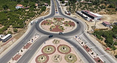 İzmir Seferihisar'ın iki büyük kavşağı yenilendi