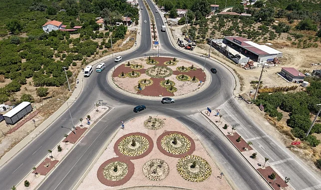 İzmir Seferihisar'ın iki büyük kavşağı yenilendi