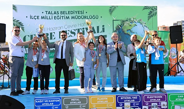 Kayseri Talas'ta çevre bilinci sanatla buluştu