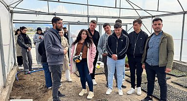 Kayseri'de üniversite öğrencilerine tarım eğitimi