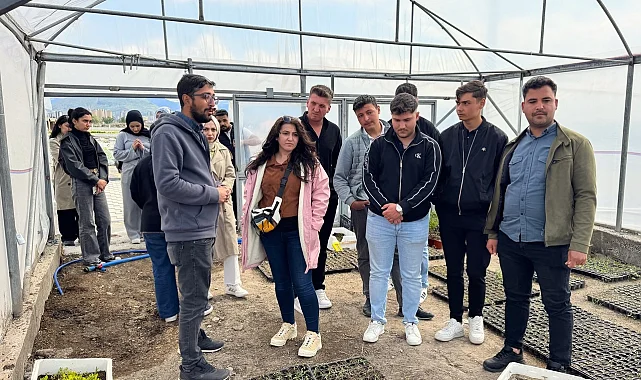 Kayseri'de üniversite öğrencilerine tarım eğitimi