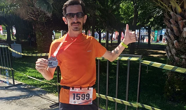 Keşanlı atlet Alper Elmas'tan OYAK 65. Yıl Koşusu'nda büyük başarı