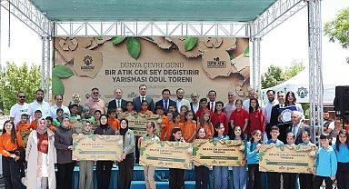 Konya Karatay'da sıfır atık bilinci ödüllendirildi