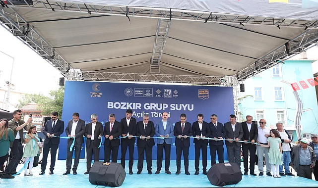 Konya'da Grup Suyu Projesi hizmete girdi