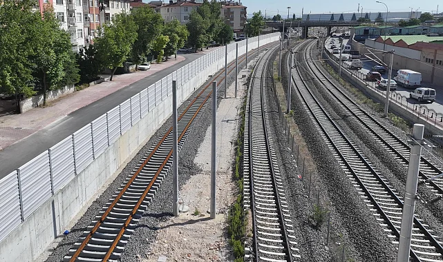 Konya'da gürültüye karşı ses bariyeri yapıldı