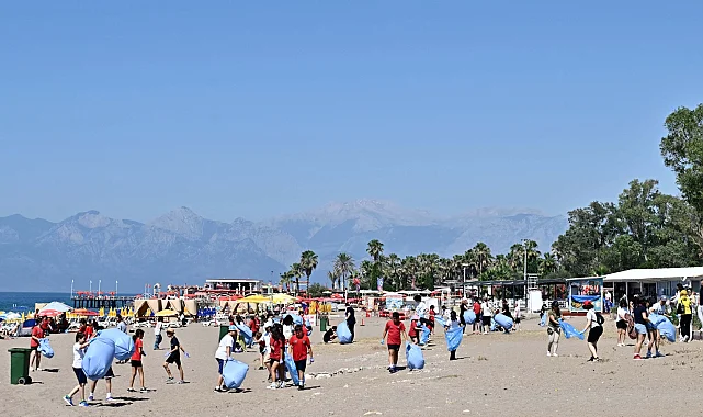 Lara Plajı'nda kıyı kirliliğine bilimsel takip