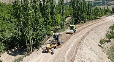 Malatya'da 3 ilçeyi bağlayan grup yolunda büyük dönüşüm
