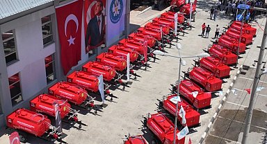 Manisa teyakkuzda... İlk etapta 48 tanker teslim edildi