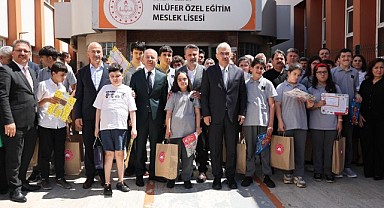 Nilüfer’de Anlamlı Karne Töreni