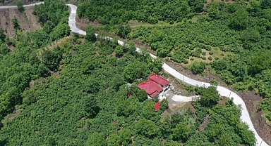 Ordu ile Tokat'ı bağlayan yolda beton çalışması