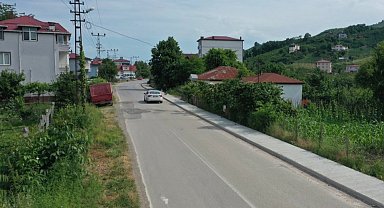 Ordu Kayabaşına modern kaldırım