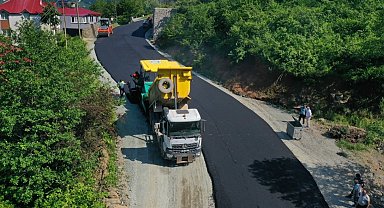 Ordu'da kırsal ulaşım yatırımları devam ediyor
