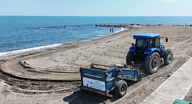 Ordu'da plajlar pırıl pırıl hazırlanıyor