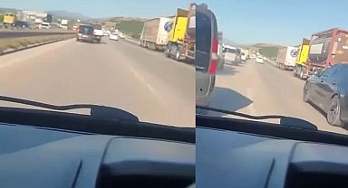 Peş peşe frenler kazaya yol açtı
