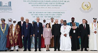 TBMM Başkanı Kurtulmuş, Bakü'de İSİPAB Zirvesi'nde