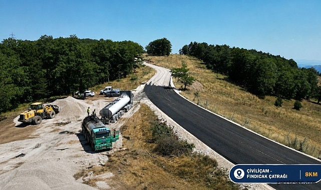 11 mahallede 45 kilometrelik yol yenileniyor