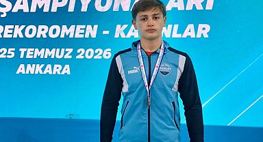 Ağrılı sporcu Miraç güreşte Türkiye üçüncüsü oldu