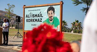 Ali İsmail Korkmaz, Güzelbahçe'de unutulmadı