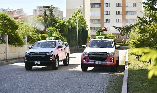 Ankara'da yaz boyu ilaçlama çalışmaları sürüyor
