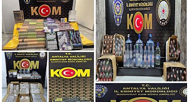 Antalya'da kaçakçılık operasyonları... 19 şüpheliye adli işlem