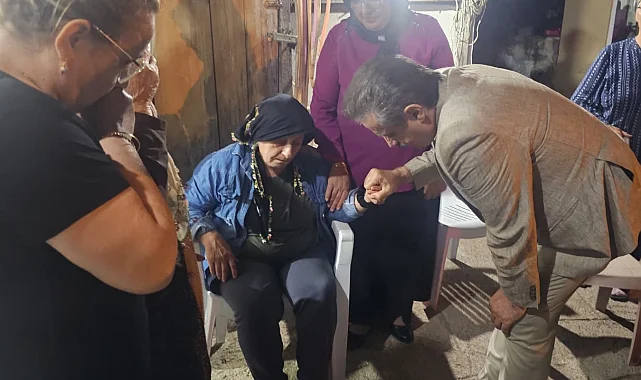 Artvin Milletvekili Faruk Çelik'ten acılı aileye taziye ziyareti