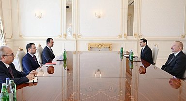 Bakan Gürlek, Azerbaycan Cumhurbaşkanı Aliyev ile görüştü