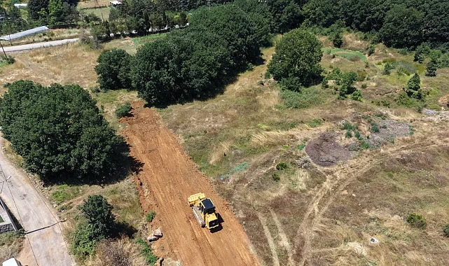 Başkan Büyükgöz imar yolu çalışmalarını yerinde inceledi