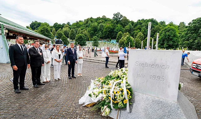 Başkan Tugay Srebrenica Katliamı'nı anma törenlerine katıldı