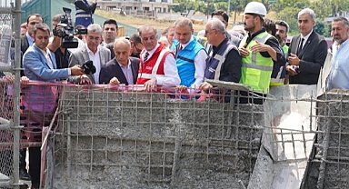 Beylikdüzü'nde Gürpınar Yağmur Suyu Tüneli için temel