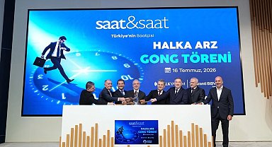 Borsa İstanbul'da gong 'Saat&Saat' için çaldı