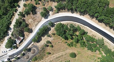 Bursa Büyükşehir, Osmangazi Dağakça Yolu'nu yeniledi