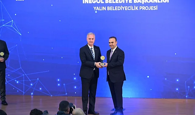 Bursa İnegöl Belediyesi'nin "Yalın Belediyecilik" Projesine Bakanlıktan Ödül