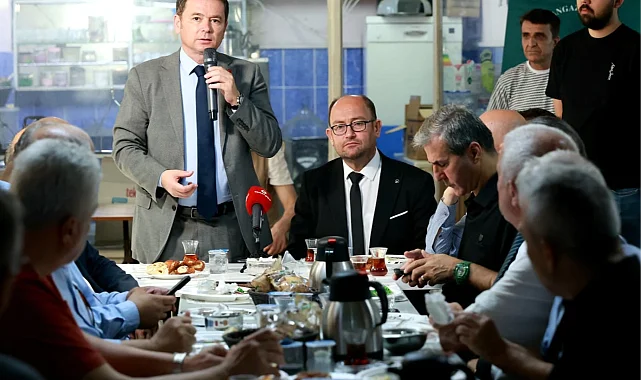 Bursa Osmangazi'de Başkan Aydın'dan ayakkabıcı esnafına yeni yer müjdesi