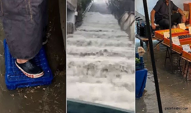 Cadde ve Sokaklar Göle Döndü