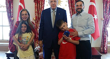 Cumhurbaşkanı Erdoğan, "Cake Not Hate" kampanyasıyla tanınan Joshua Harris'i ağırladı
