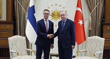 Cumhurbaşkanı Erdoğan, Finlandiya Cumhurbaşkanı Stubb ile görüştü